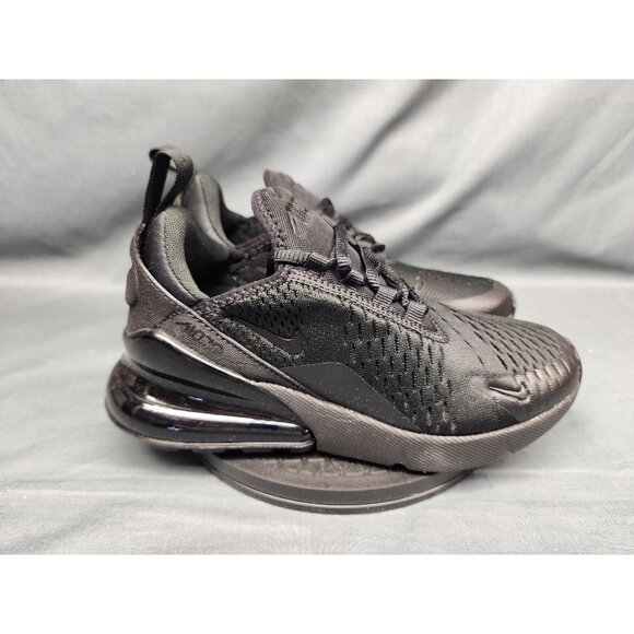 Nike Boys Air Max 270 (GS) Sneakers Mesh Triple Black Size 6Y NEW NO BOX! - Picture 9 of 11